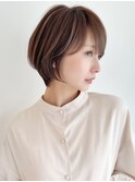 前髪カタログアンブレラカラーこなれミディウェーブパーマ大宮