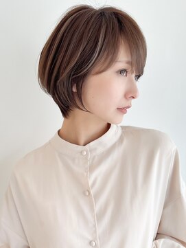 ロンドエニカ 大宮(Lond enika) 前髪カタログアンブレラカラーこなれミディウェーブパーマ大宮