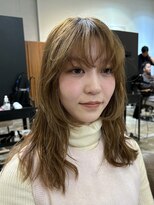 ノラ ヘアーサロン(NORA HAIR SALON)&nbsp;うざバンクレイヤー艶なプードルカラー