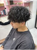ツイスパメンズカットパーマスタイル似合わせカットパーマ
