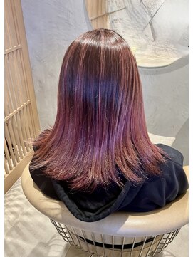 プレイス(PLACE) ブリーチ１回　カラー１回