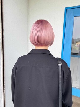 ヘアーメイク コラソン(hair make corazon) 1黒髪ボブルフネビージュ小顔ワンレンダークアッシュ