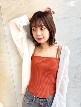 オーロ 緑地公園店(ORO) 20代30代40代50代前髪イメチェンこなれミディ髪質改善ショート