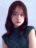 【学割U24】カット＋前髪・縮毛矯正ストレート　￥7000