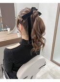 【votan坂本早苗】ポニーテール/ヘアアレンジ/リボンアレンジ