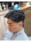 ラフカール　ニュアンスパーマ　ビジネスマン　メンズパーマ