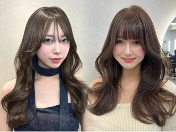 オニキス(ONYX)の写真/顔まわりが【色気】【上品さ】を引き立たせる圧倒的に盛れるヘアーに★【韓国ヘアー/レイヤーカット】