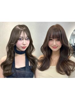 顔まわりが【色気】【上品さ】を引き立たせる圧倒的に盛れるヘアーに★【韓国ヘアー/レイヤーカット】