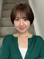 クロト(Clotho) ショートカット/髪質改善縮毛矯正白髪ぼかしレイヤーカラーボブ