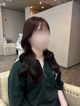 ソア 並木坂(Soa) 韓国ヘア/前髪カット/レイヤーカット/ベージュ/ミディアム