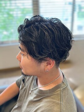 ユウヘアー 石川橋店(U Hair) パーマ×ハイライトデザイン