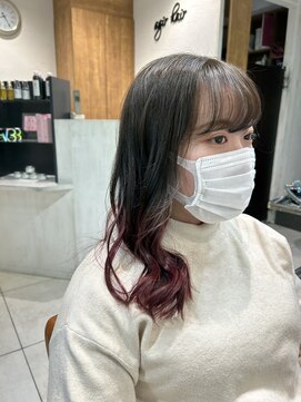 アジールヘア 池袋東口店(agir hair) ブリーチ&ダブルカラーグラデーションチェリーピンク池袋東口