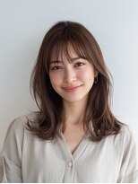 e.m.a プレミアムビューティーサロン 栄駅店(e.m.a PREMIUM BEAUTY SALON)&nbsp;レイヤーカット/イメチェン/外ハネボブ/美髪/ワイドバング/髪型