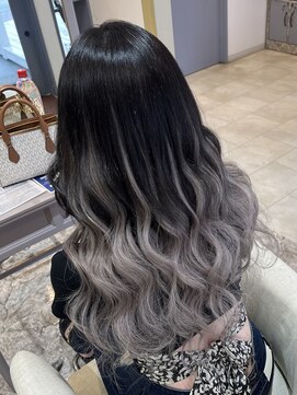 ラピステン 福岡天神 大名店(Lapis) 学生◎ブリーチなし/エクステ/バレイヤージュ/グラデーション