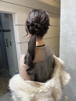 ヘアーメイクチック(HAIR MAKE CHiC) サイトポニーアレンジ アップアレンジ お呼ばれヘア