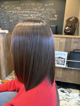 ヘス(HES) 30代/40代/50代大人の髪質改善カラー×艶ボブ