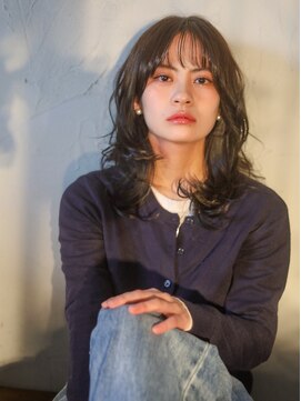 ベレッタ 枚方店(veretta.) ニュアンスウェーブ/抜け感/韓国風ヘア/シースルーバング/小顔