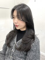 シーン(seen) 【グレージュ×レイヤーカット】くびレイヤーハッシュカット