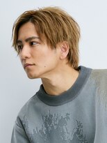 ガリカ 大名(Gallica)&nbsp;ラフに決まるセンターパート、おしゃれ大人ニュアンスパーマ