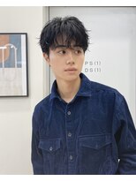 ハニー 町田(HONEY)&nbsp;マッシュ/シャドウパーマ/刈り上げなし/黒髪