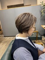 エニー 四条大宮(aNy)&nbsp;30代40代からの大人美フォルム。白髪ぼかしハイライト
