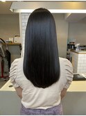 黒髪ロング
