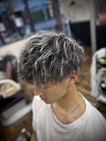 ヘアー ショップ ウェイブ(WAVE) ツイストパーマ+ホワイトメッシュ