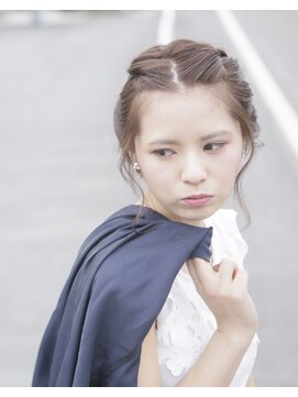 アドラーブル 松崎店(adorable) 【adorable】ラフ×上品編み込みアレンジ