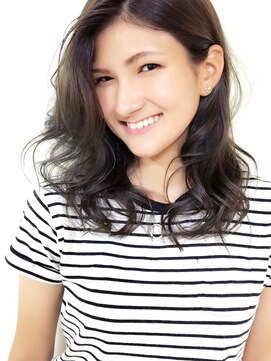 ローランド(Rowland) ダークブルージュカラー☆くせ毛風ロング