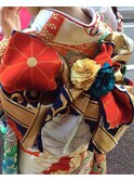 成人式着付け