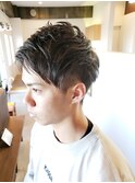 【REGALO】 王道モテ髪ショート×黒髪ツーブロック刈り上げ