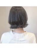 グレージュ　ボブ
