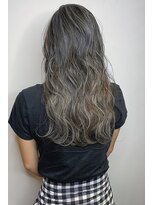 フロート 小阪店(float)&nbsp;アッシュグレー_厚めバング,ローライト,デザインカラー