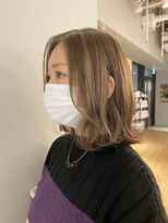 ウノプリール 茶屋町店(unopulir)&nbsp;【unopulir永尾】大人可愛い外はねベージュロブ♪