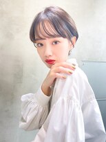 Liberte銀座 大人可愛い小顔ショート×透明感ベージュ