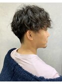 メンズスパイラルパーマ