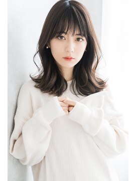 エレノア 自由が丘店(Eleanor) 10代20代30代40代 透明感カラー 韓国風外ハネくびれミディ