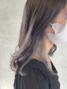 カノエ 宇部小串店(canoe) インナーカラー／髪質改善縮毛矯正／髪質改善／韓国風／韓国ヘア