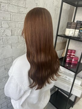 プライズ 池袋店(prize) オレンジブラウンカットカラートリートメント池袋