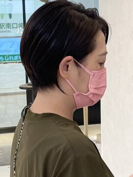 ザザ シンジュク(ZA/ZA shinjuku) 前下がりショートボブ