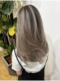 上品なレイヤーバレイヤージュ_smoky greige_