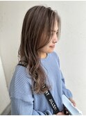 ハイライトたっぷりホワイトベージュカラー