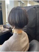 伸ばしかけショート×ウルフショート×丸み×30代40代50代