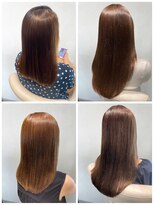 美容室フルール&nbsp;20代30代40代髪質改善酸熱トリートメント艶感ストレート