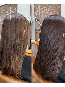 ルスリー 茨城店(Lsurii) 髪質改善カラー