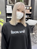 チュダック(ChuDuck)&nbsp;韓国風《ミルクティー》ハイトーン/ケアブリーチ/ダブルカラー