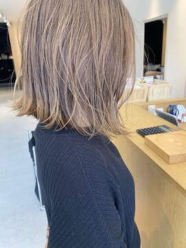 トリート 妙典店(TREAT) ボブ×シフォンベージュ