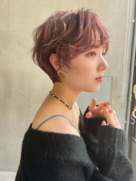 レニーバイエース(LANY by ACE) LANY横浜　ベリーショート×ピンクベージュ