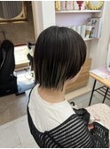 毛先カラー