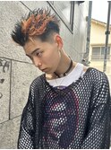 スパイキーショート×デザインカラー